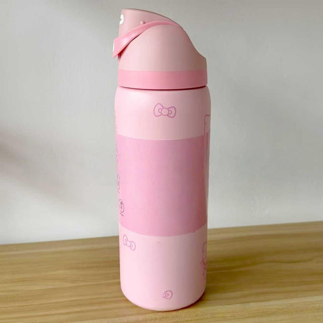 مطارة Owala FreeSip عازلة للحرارة باللون الوردي - 32oz.