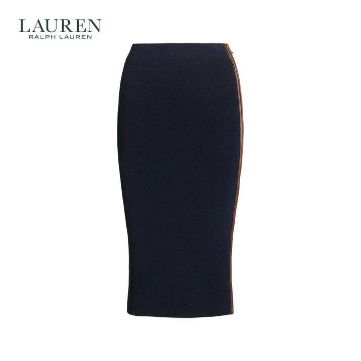 تنورة لورين نسائية بقصة قلم كحلي مع سحاب معدني جانبي تصميم أنيق عملي ومريح