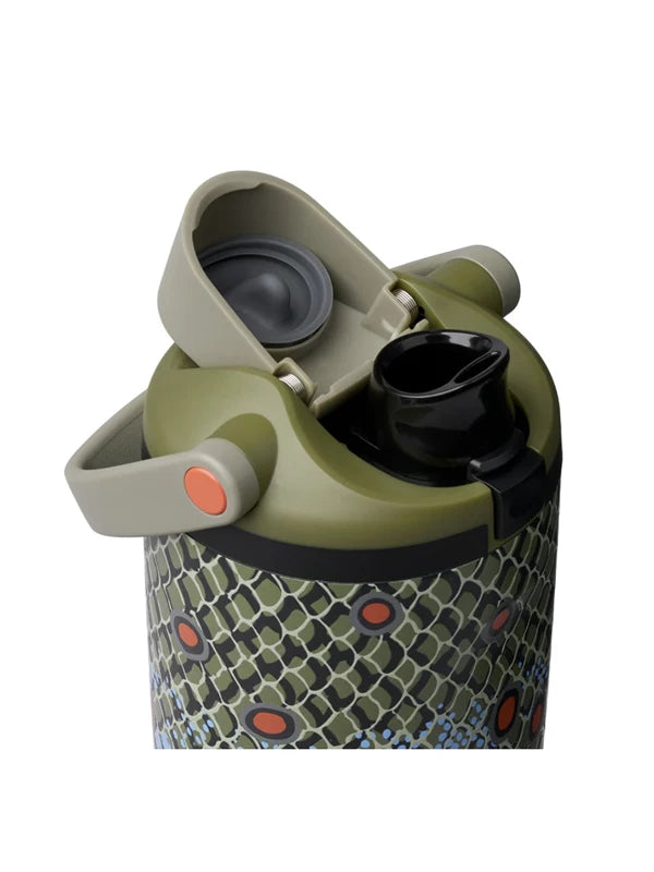 Owala's new snakeprint pattern insulated cup FreeSip sway 890ml straw cup large capacity water bottle
