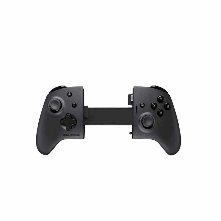 وحدة تحكم ألعاب SteelSeries Nimbus Cloud سوداء قابلة للتمدد للأيفون والماك بتوصيل Bluetooth وUSB-C وبطارية تدوم 20 ساعة