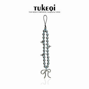 Rabbit can seven original handmade beaded lanyard high-end sense series original mobile phone chain camera with chain ins.