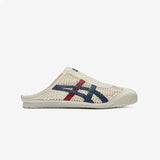 Onitsuka Tiger MEXICO 66 SABOTحذاء أسكس ميكسيكو 66 سابوت - سكري بتفاصيل كحلي وأحمر.