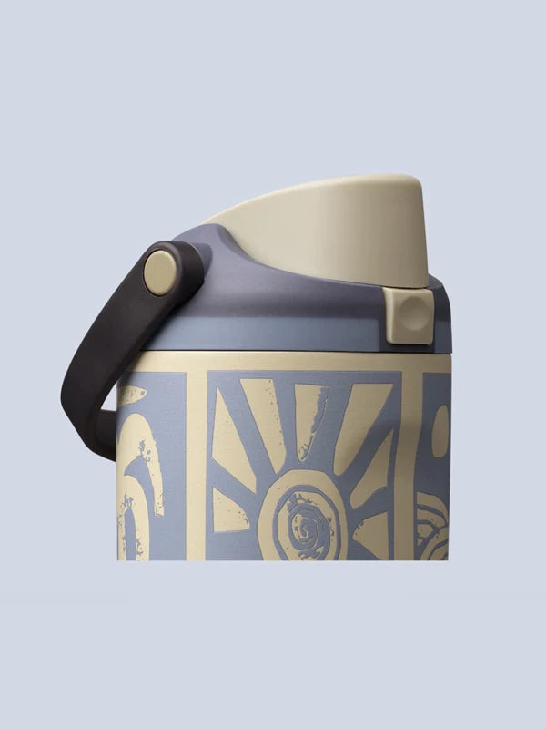 Owala Anniversary Limited New Coconut Tree 30oz Straw Cup FreeSip sway 890ml Insulated Cold Water Cup