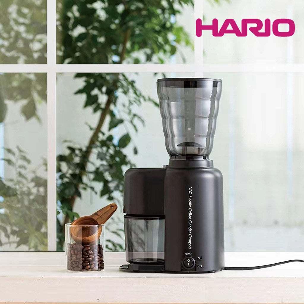 طاحونة قهوة HARIO V60 الكهربائية المدمجة بمختلف الألوان.