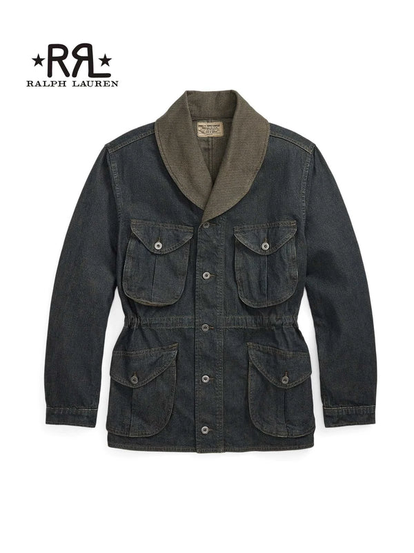 RRL Men's Fall 25 Indigo Denim Outdoor Jacket