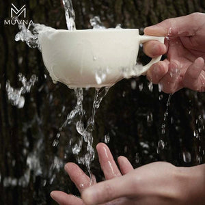 MUVNA Ceramic Latte Cup Embossed Art.