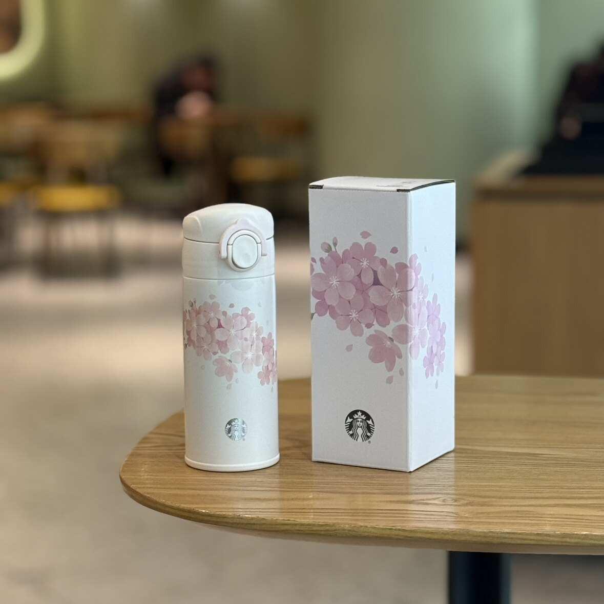 Starbucks Cup 2025 Cherry Blossom Spring Bloom Pink High Value Mark Glass Straw Stainless Steel Insulated Water Cup.