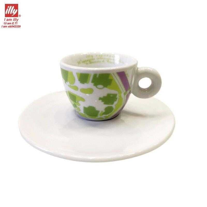 كوب إسبريسو illy سيراميك بتصاميم Art Collection الفنية.