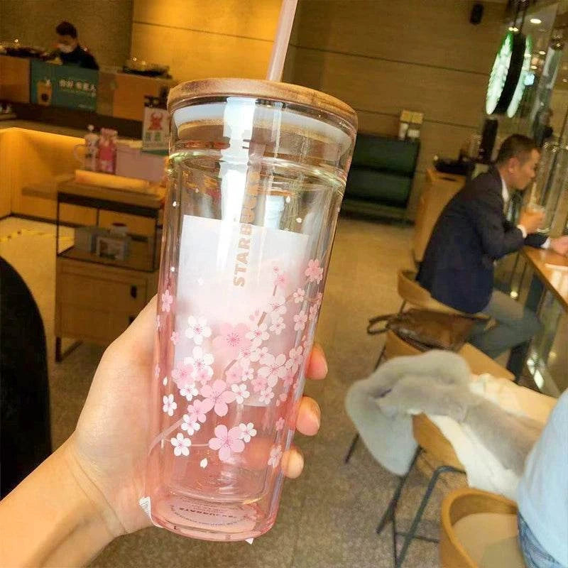 Starbucks Cup  Bear Glass Straw.
