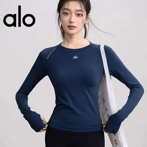 a|o Slim Fit Breathable Quick-Drying Long Sleeve Sports Top