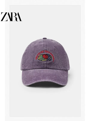 ZARA2026 Autumn New Arrival: Women's Fruit of the Loom™ Baseball Cap 0653288 611