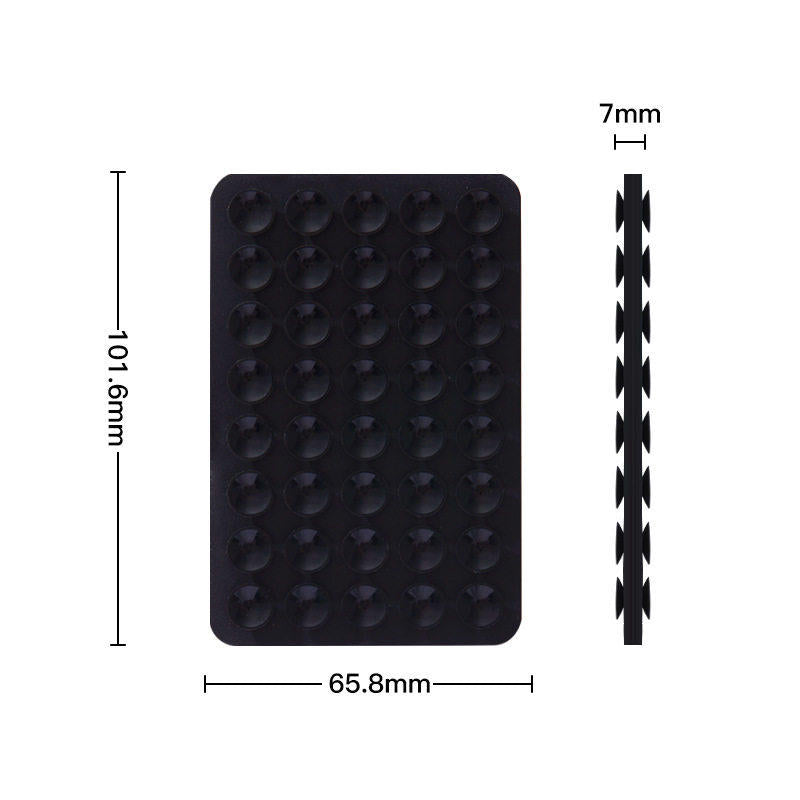 Double-sided silicone suction cup phone case holder high-value anti-drop three-dimensional suitable for Apple 17 female 2026 new model.