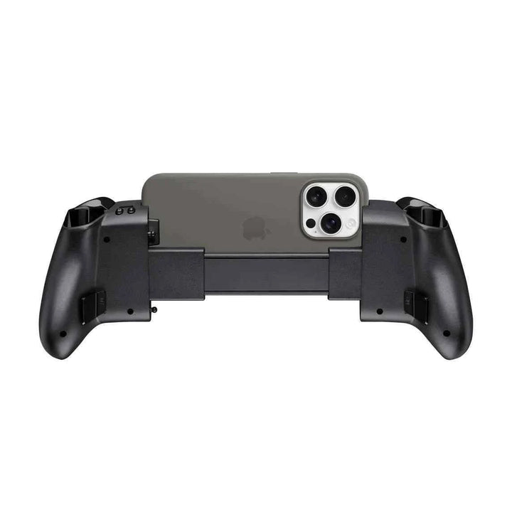 وحدة تحكم ألعاب SteelSeries Nimbus Cloud سوداء مع تثبيت آيفون للعب السحابي والاتصال عبر Bluetooth وUSB-C.
