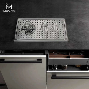 MUVNA Embedded Stainless Steel Cup Washer.