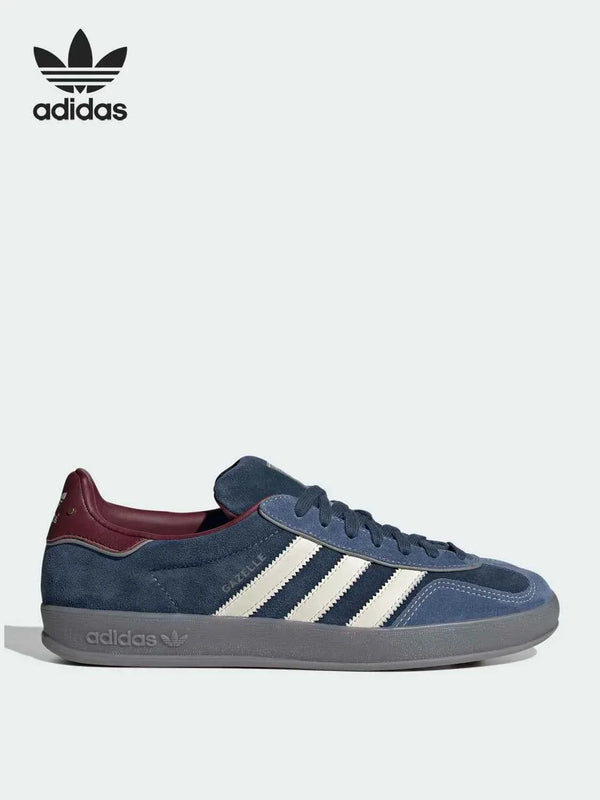 حذاء رياضي داخلي أديداس الرسمي رجالي ونسائي موديل غازيل بألوان Adidas official زرقاء وحمراء