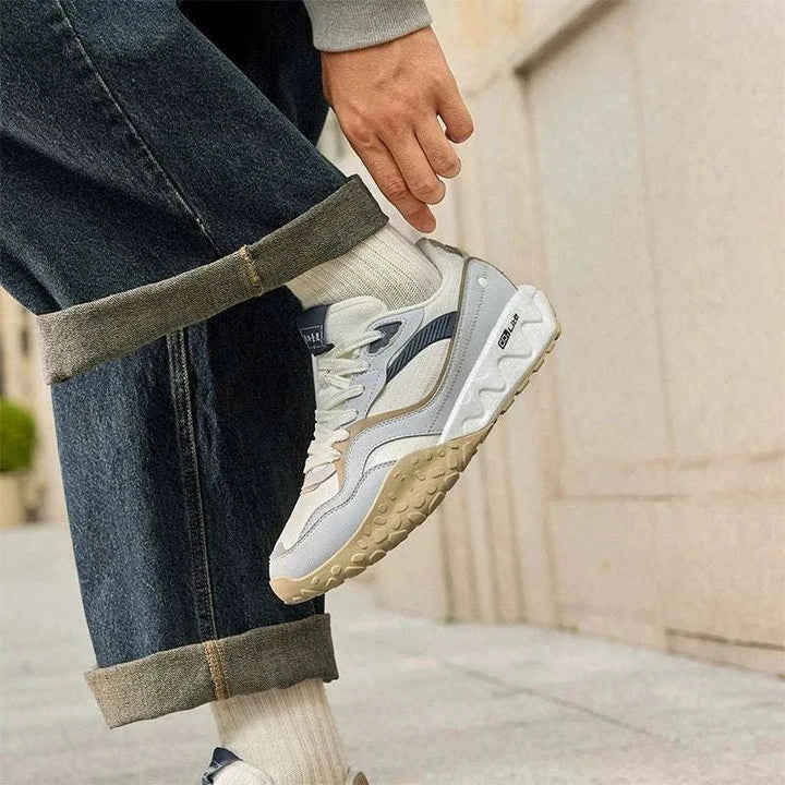 حذاء 361 Sneakers 2025 كلاسيكي خريفي بجلد مدبوغ وقماش شبكي مع نعل مطاطي مريح ومتين