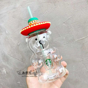 Korean Starbucks Cup Yellow Cap Bear.