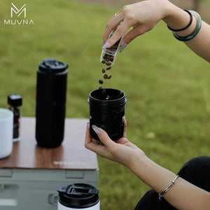 أداة تحضير القهوة الكل في واحد All-in-One Coffee Maker لون أسود.