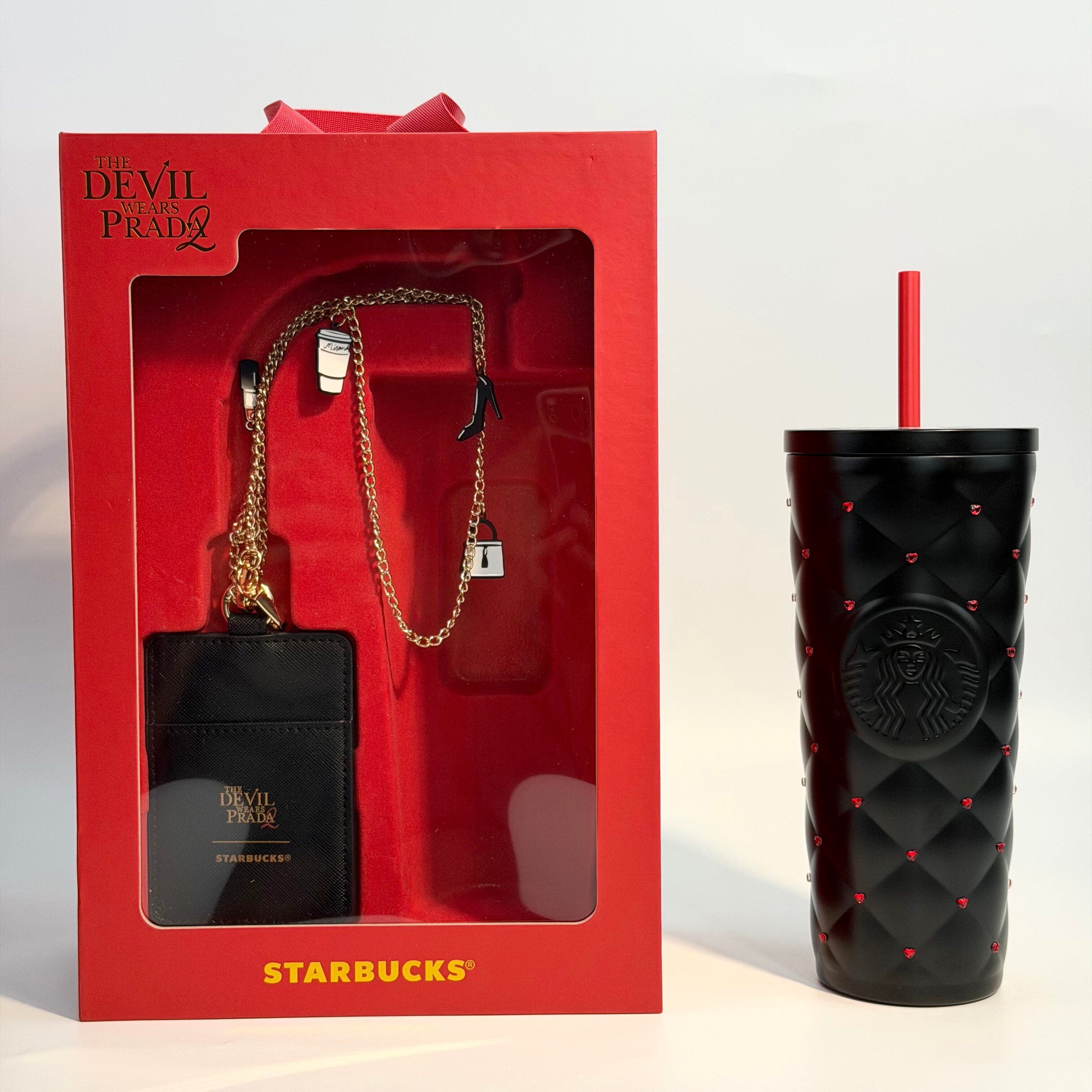 Starbucks thermal mug, The Devil Wears Prada edition