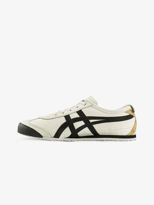 Onitsuka Tiger حذاء MEXICO 66™ كلاسيك للجنسين – سنيكرز أبيض بختم معدني لخريف | Onitsuka Tiger Sneakers.