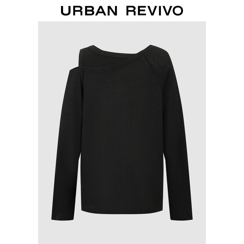 بلوزات نسائية أسود Urban Revivo من الخلف