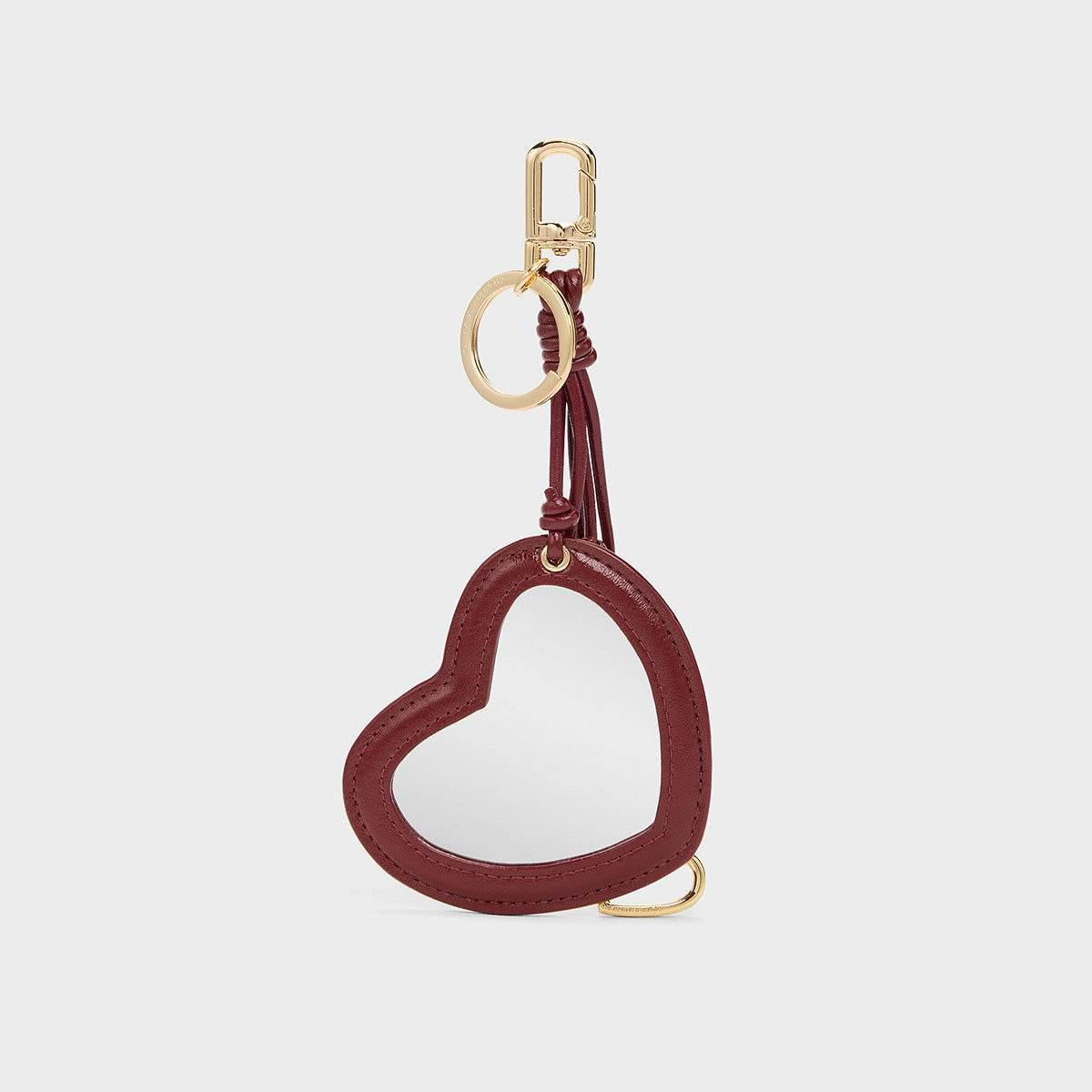 CHARLES &KEITH 26 Heart Bag Pendant Keychain.