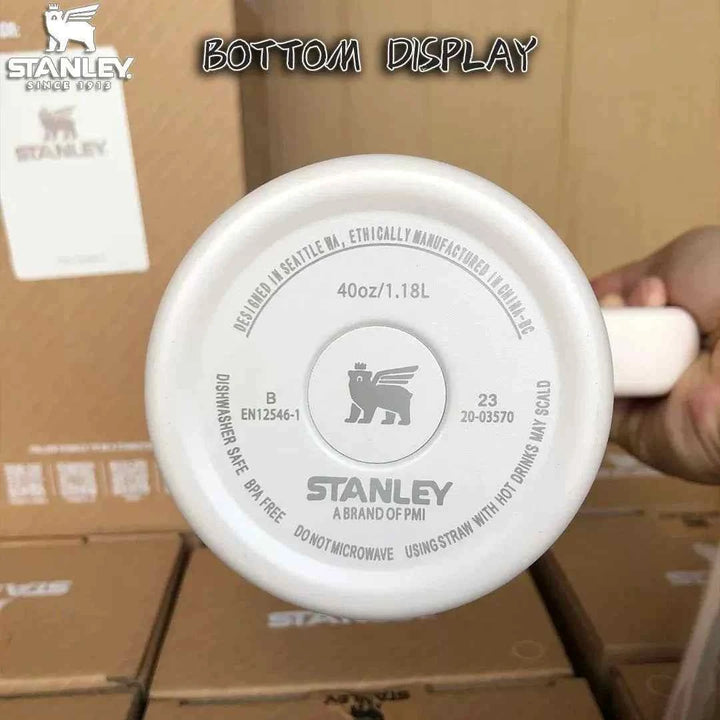 Stanley Quencher H2.0 كوب حراري حرارية&gt;ماركة Stanley هي علامة تجارية أمريكية عريقة تأسست في عام 1913، وتشتهر بتقديم منتجات عالية الجودة في مجال المعدات والأدوات الحرارية مثل الأكواب، الزجاجات، والحافظاكواب ستانليستانليرفعةStanley Quencher H2