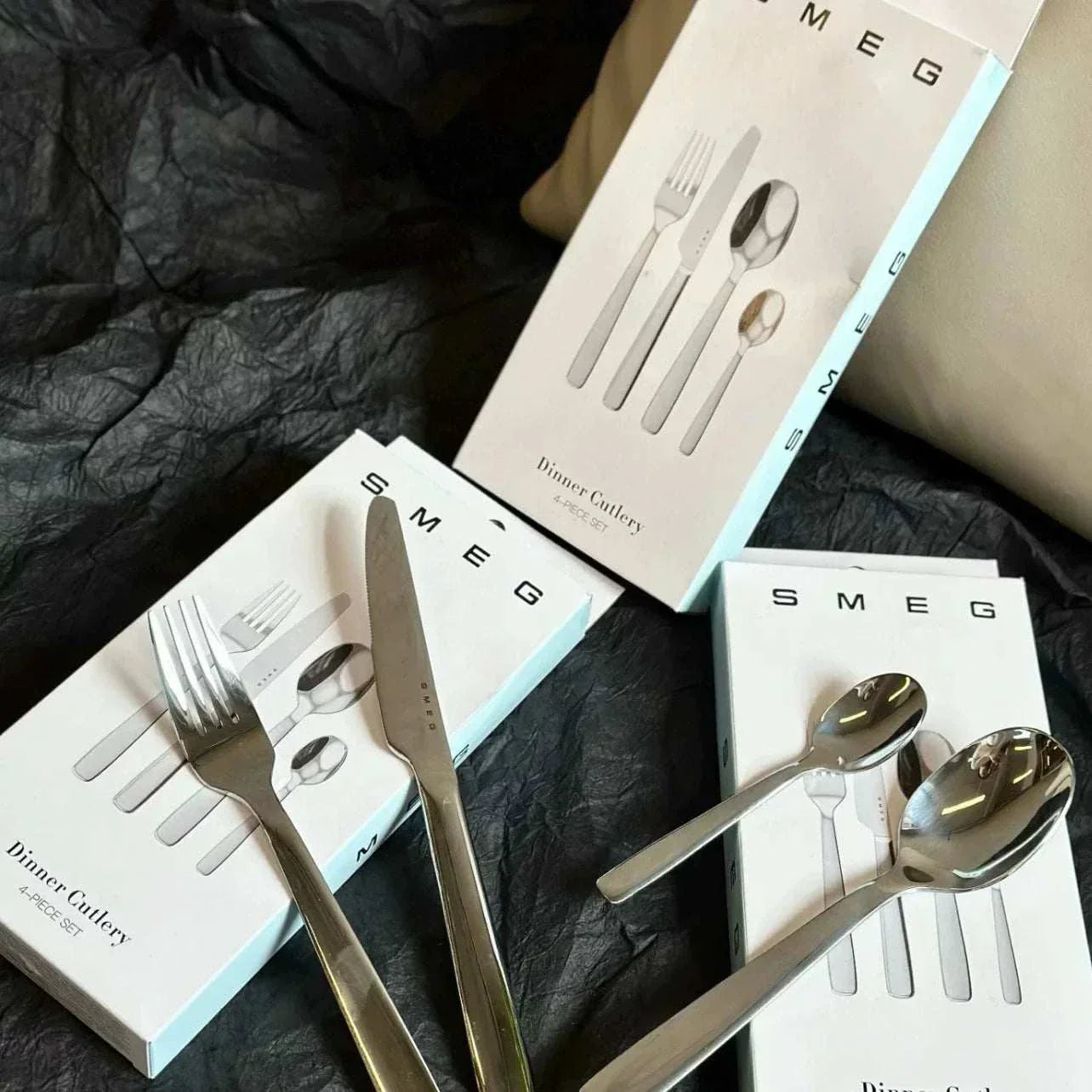 SMEGS Stainless Steel European Style طقم.