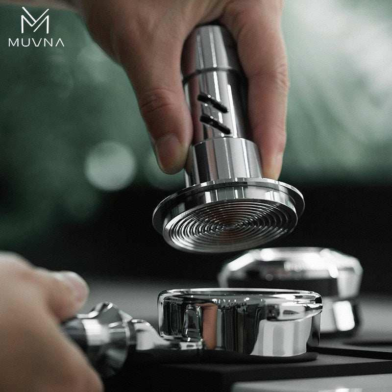 مكبس قهوة Muvna مقاس 58.35mm ستانلس ستيل بضغط ثابت.