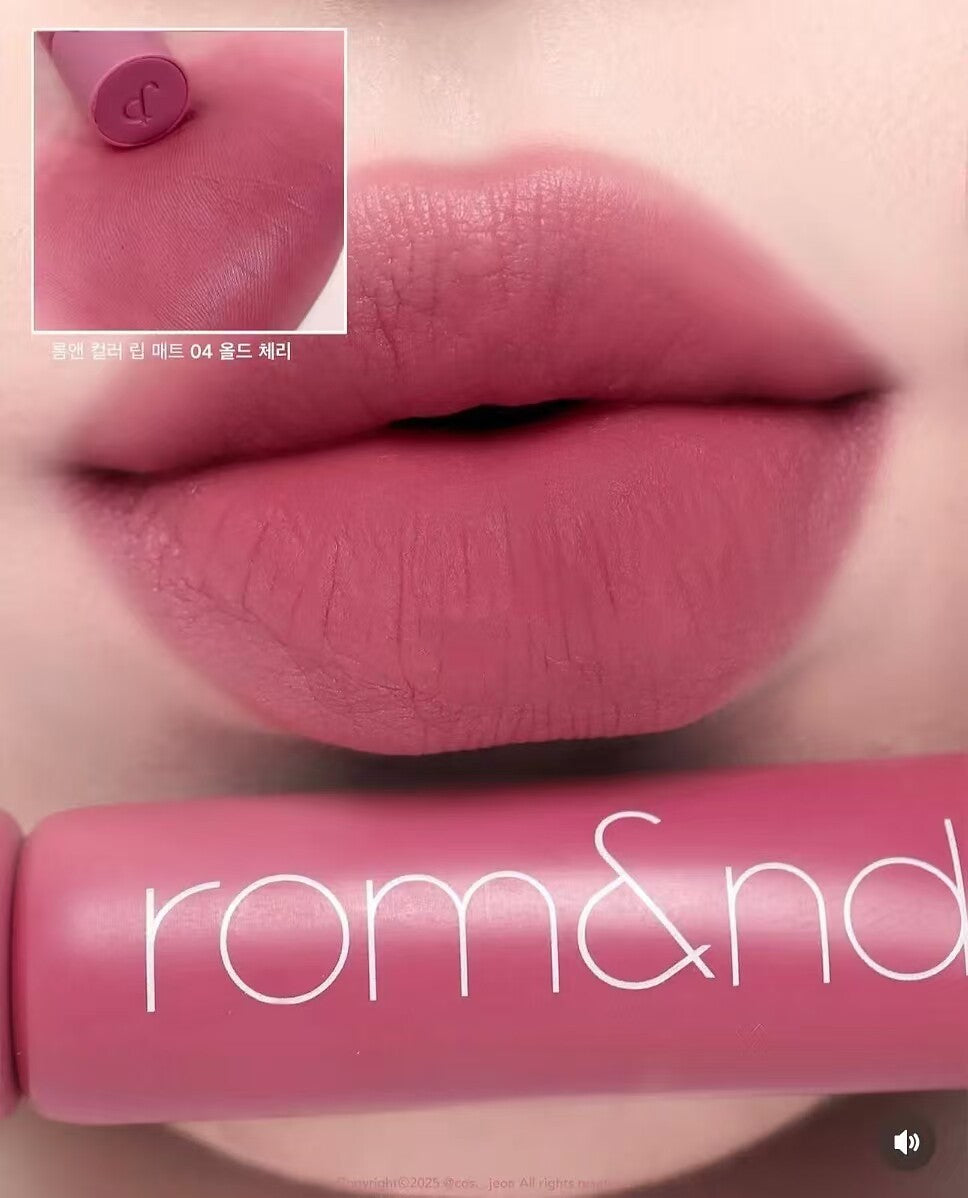 South Korea's new color sweet glutinous mango is hugely white! Romand 05 Yunsoft matte lip mud is white and bright orange.