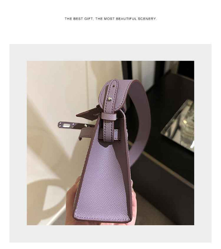 Racechoice Crossbody Bag Premium Purple Bag Women's Wide Strap Generation Kelly Bag One Shoulder Armpit Bag