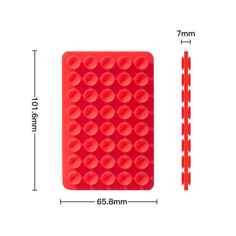 Double-sided silicone suction cup phone case holder high-value anti-drop three-dimensional suitable for Apple 17 female 2026 new model.