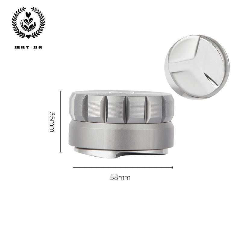 موزع قهوة Muvna قابل للتعديل مقاس 58mm بتصميم احترافي.