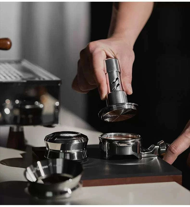 MUVNA Espresso Bottomless Handle and Press Ring Set.