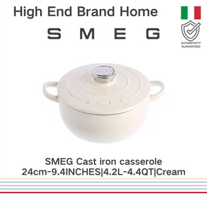 SMEG Enamel Pot 24CM Household Stew Pot Stew Pot 26cm.