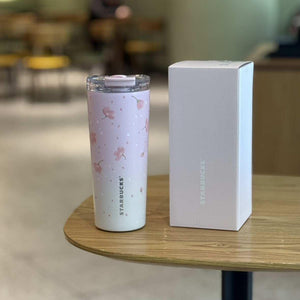 Starbucks Cup 2025 Cherry Blossom Spring Bloom Pink High Value Mark Glass Straw Stainless Steel Insulated Water Cup.