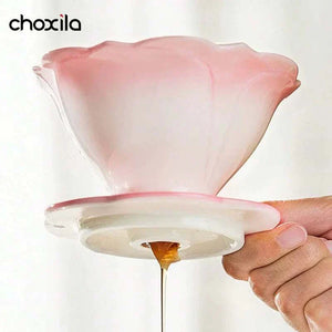 طقم تحضير القهوة المختصة Coffee Set بتصميم وردي مميز.