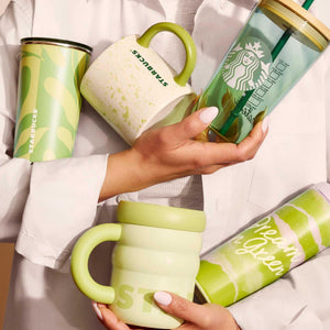 Matcha Starbucks Tumbler 2026 | إصدار ماتشا الحصري بلمسات البامبو الطبيعي.