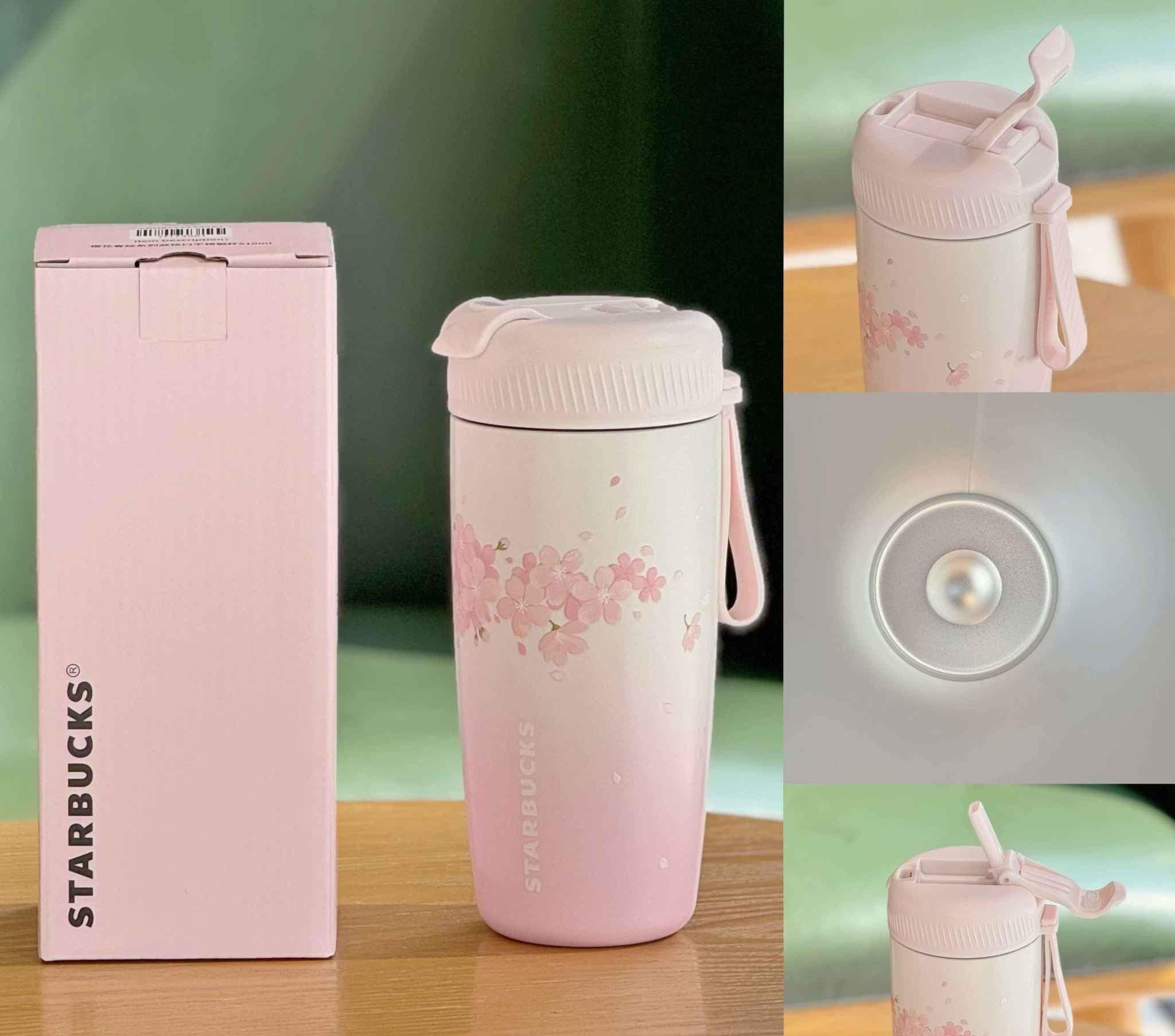 Starbucks cherry blossom spring bloom.