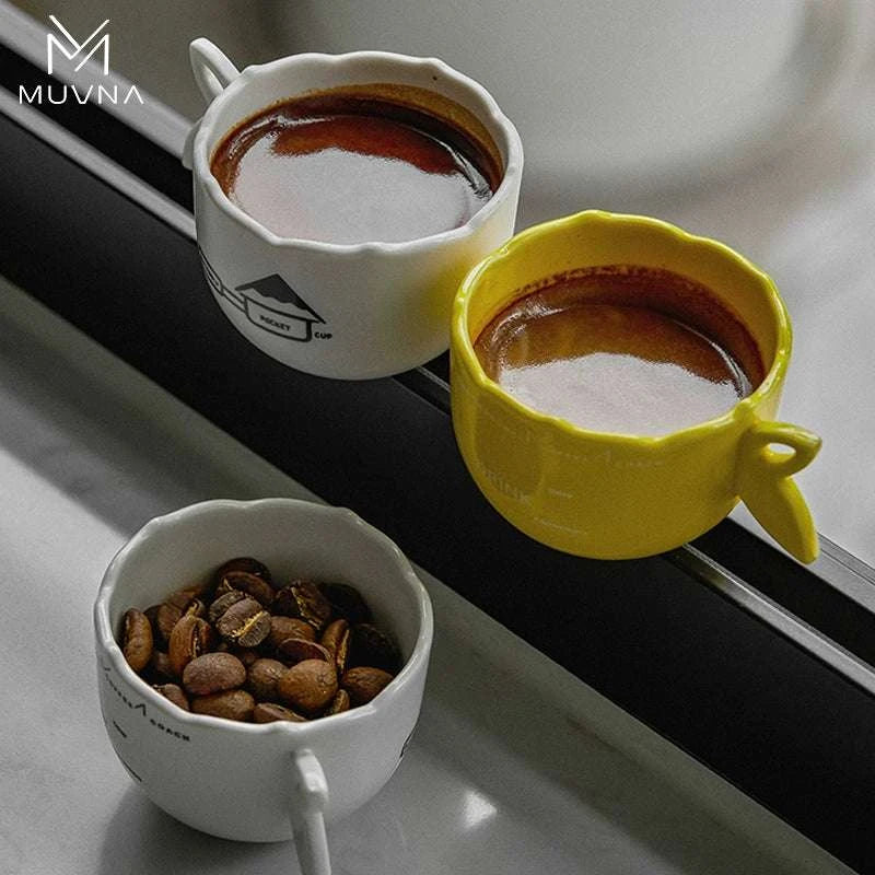 MUVNA Espresso Cup and Saucer Set.