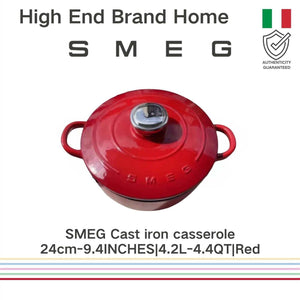 SMEG Enamel Pot 24CM Household Stew Pot Stew Pot 26cm.