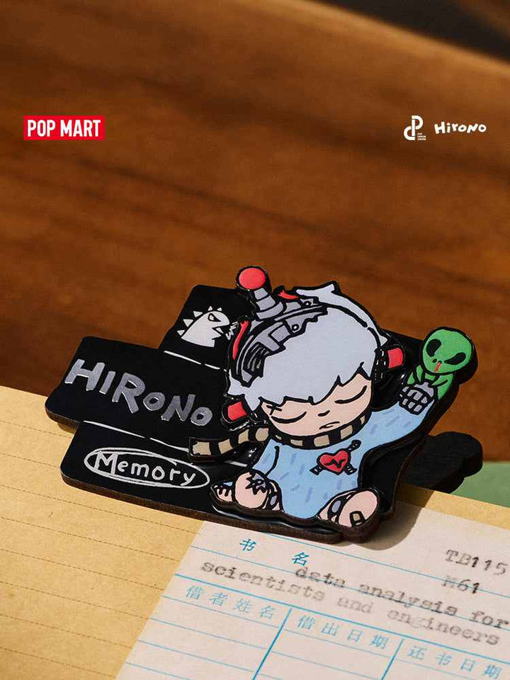 POPMART Hirono Echo Series fridge magnet from the blind box collection, featuring whimsical Hirono character design.