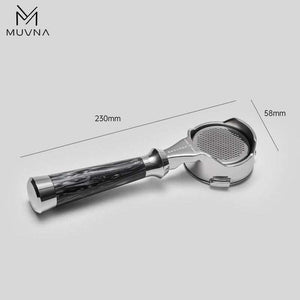 بورتافلتر مكشوف MUVNA مقاس 58mm بمقبض أنيق.
