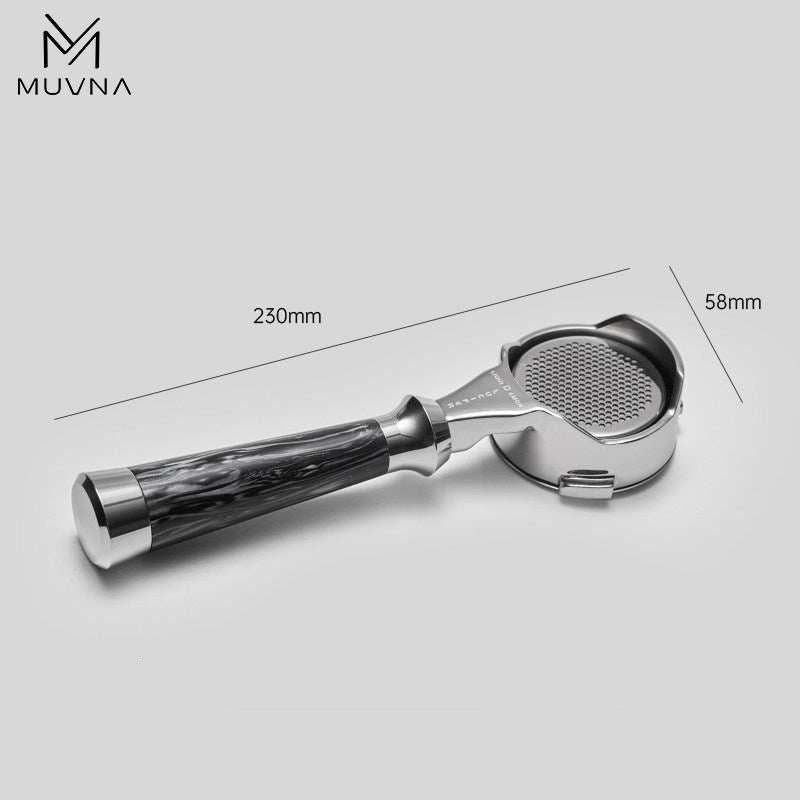 بورتافلتر مكشوف MUVNA مقاس 58mm بمقبض أنيق.