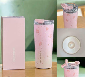 Starbucks cherry blossom spring bloom.