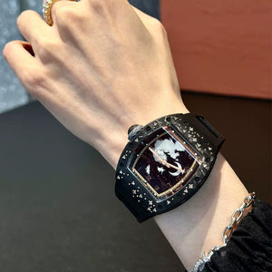CRONUSART Carbon Fiber Fun Series National Style Trend Mechanical Watch Automatic Mechanical Watch