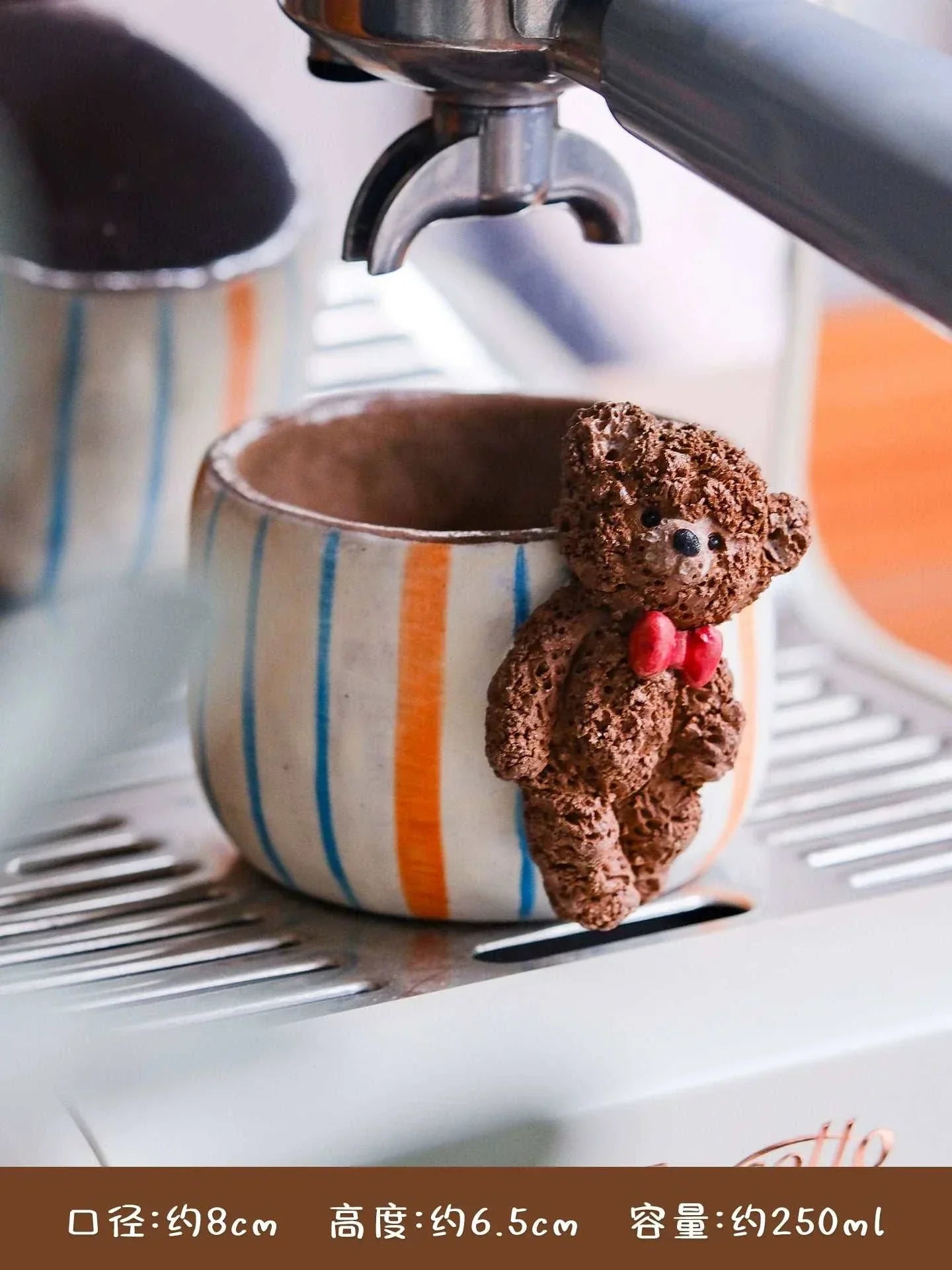 Yifang black coffee cup cute صناعة يدوية.