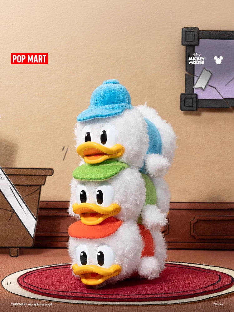 أصلي 100% POP MART ميدالية مفاتيح Mickey Family أفخم