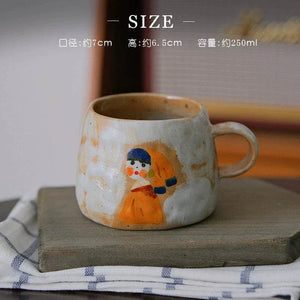 Yifang handmade coffee cup  Van Gogh صنلعة يدوية.