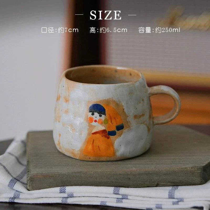 Yifang handmade coffee cup  Van Gogh صنلعة يدوية.